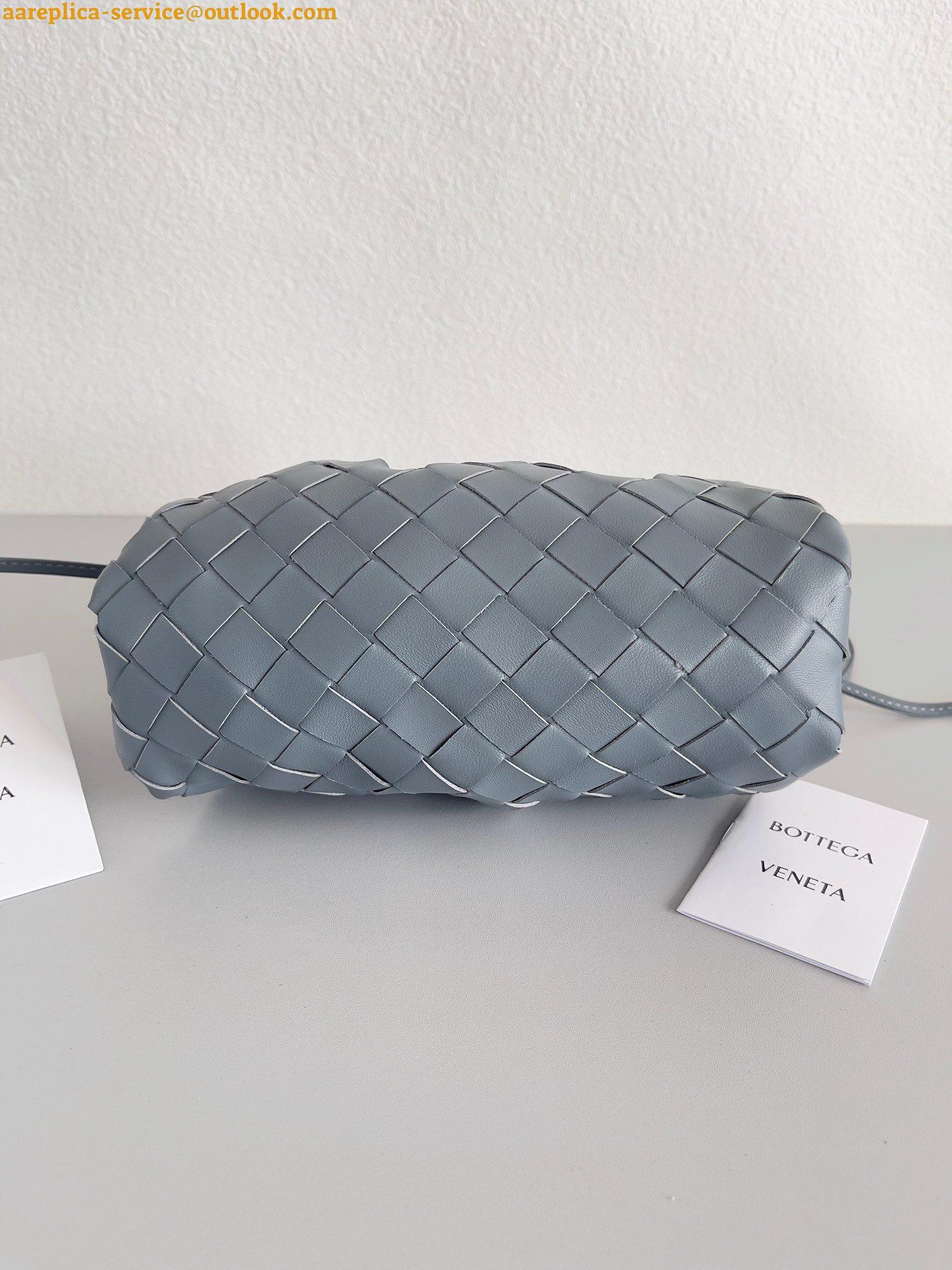 Replica Bottega Veneta Mini Pouch with Strap in Thunder Intrecciato Lambskin 3 Replica Bottega Veneta Mini Pouch with Strap in Thunder Intrecciato Lambskin 3