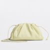 Replica Bottega Veneta Mini Pouch with Strap in Ivory Calfskin 12