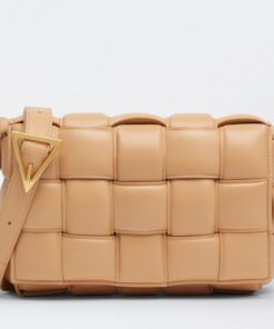 Replica Bottega Veneta Padded Cassette Bag In Almond Intrecciato Lambskin Replica Bottega Veneta Padded Cassette Bag In Almond Intrecciato Lambskin