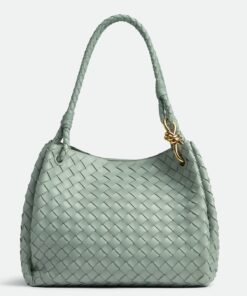 Replica Bottega Veneta Parachute Large Bag in Sauge Intrecciato Lambskin Replica Bottega Veneta Parachute Large Bag in Sauge Intrecciato Lambskin