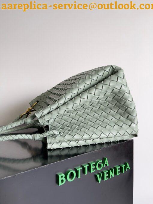 Replica Bottega Veneta Parachute Large Bag in Sauge Intrecciato Lambskin 16