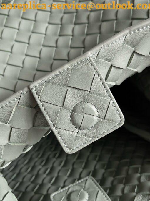 Replica Bottega Veneta Parachute Large Bag in Sauge Intrecciato Lambskin 20