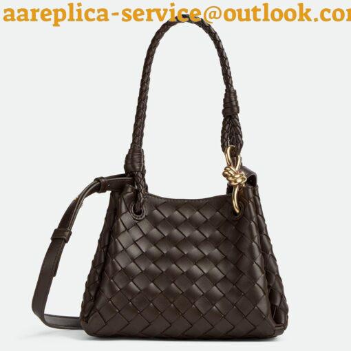 Replica Bottega Veneta Parachute Small Bag in Fondant Intrecciato Lambskin 5