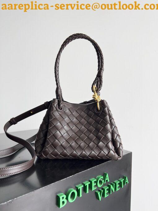 Replica Bottega Veneta Parachute Small Bag in Fondant Intrecciato Lambskin 8