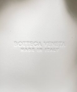 Replica Bottega Veneta Parachute Small Bag in White Intrecciato Lambskin