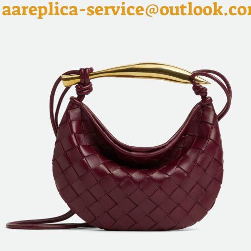 Replica Bottega Veneta Sardine Mini Bag In Barolo Intrecciato Lambskin