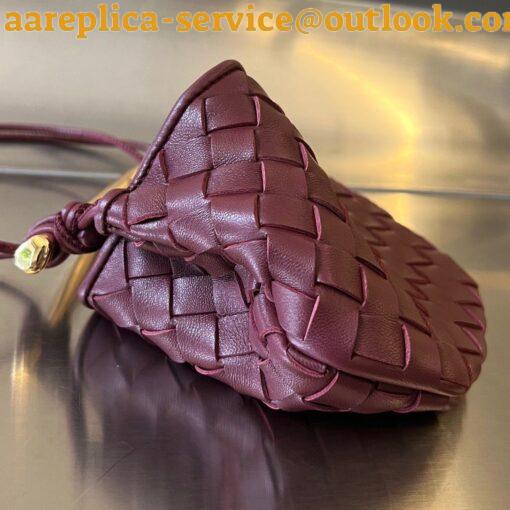 Replica Bottega Veneta Sardine Mini Bag In Barolo Intrecciato Lambskin 4