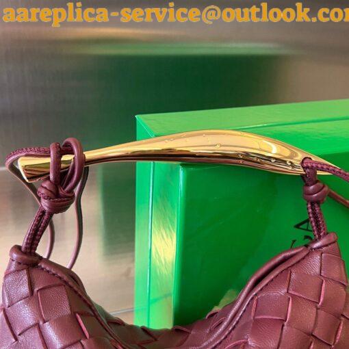 Replica Bottega Veneta Sardine Mini Bag In Barolo Intrecciato Lambskin 6