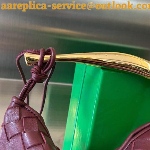 Replica Bottega Veneta Sardine Mini Bag In Barolo Intrecciato Lambskin 8