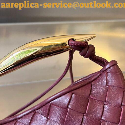 Replica Bottega Veneta Sardine Mini Bag In Barolo Intrecciato Lambskin 11