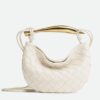 Replica Bottega Veneta Sardine Mini Bag In Black Intrecciato Lambskin 12