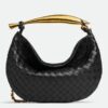 Replica Bottega Veneta Sardine Small Bag with Chain in Barolo Lambskin 12