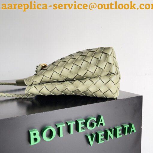 Replica Bottega Veneta Small Andiamo Bag In Travertine Intrecciato Lambskin 3