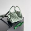 Replica Bottega Veneta Small Loop Crossbody Bag In Black Intrecciato Lambskin 12
