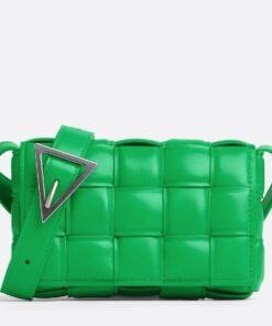 Replica Bottega Veneta Small Padded Cassette Bag In Parakeet Lambskin