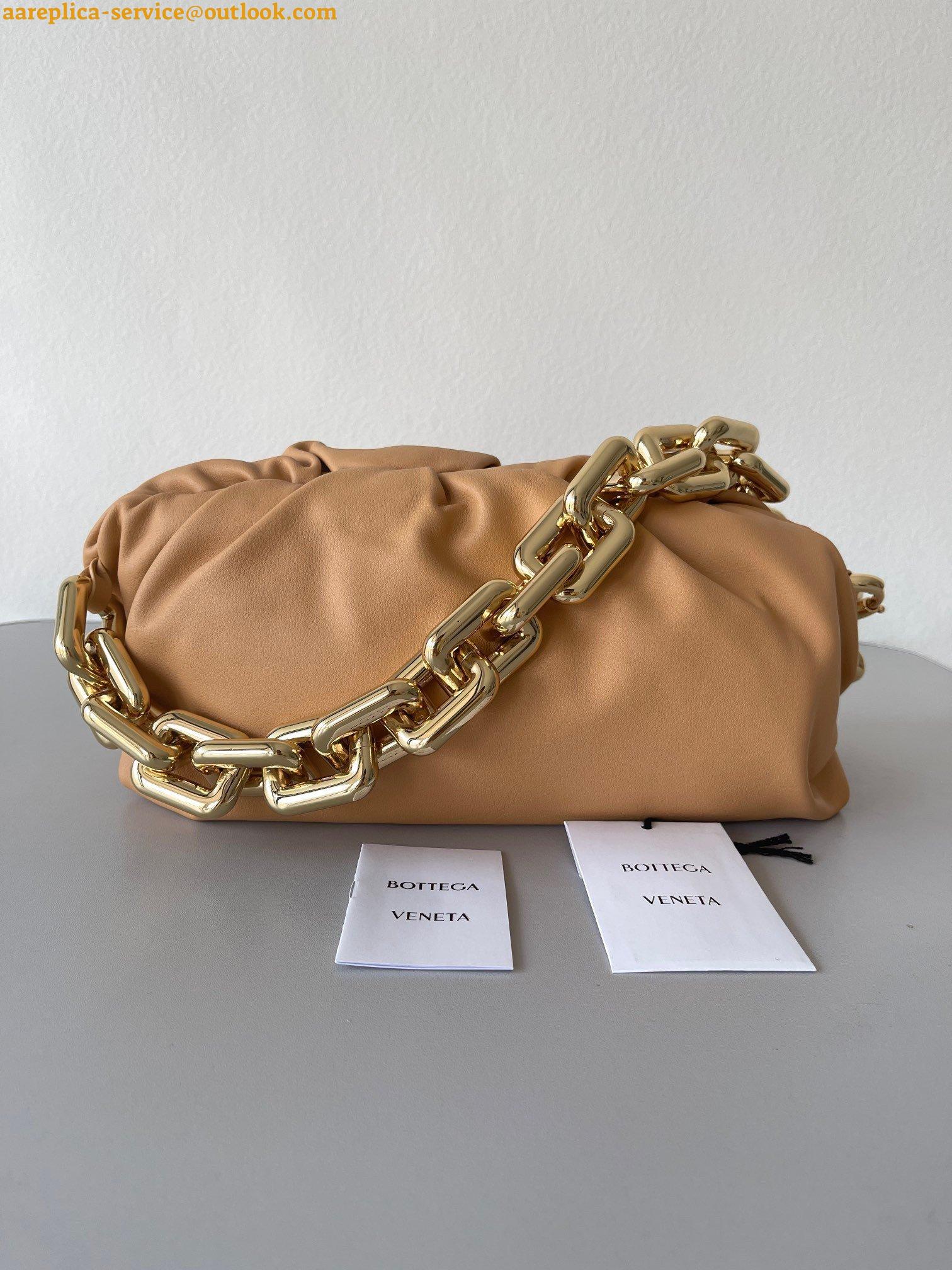 Replica Bottega Veneta The Chain Pouch Bag In Almond Calfskin 2 Replica Bottega Veneta The Chain Pouch Bag In Almond Calfskin 2