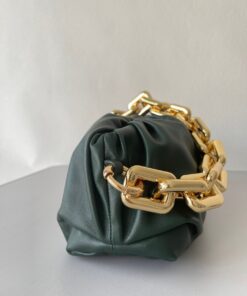 Replica Bottega Veneta The Chain Pouch Bag In Raintree Calfskin 2