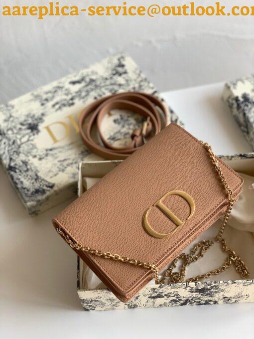 Replica Dior 30 Montaigne 2 In 1 Belt Bag In Poudre Calfskin 4
