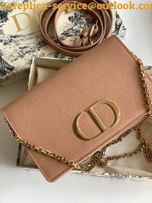 Replica Dior 30 Montaigne 2 In 1 Belt Bag In Poudre Calfskin 6