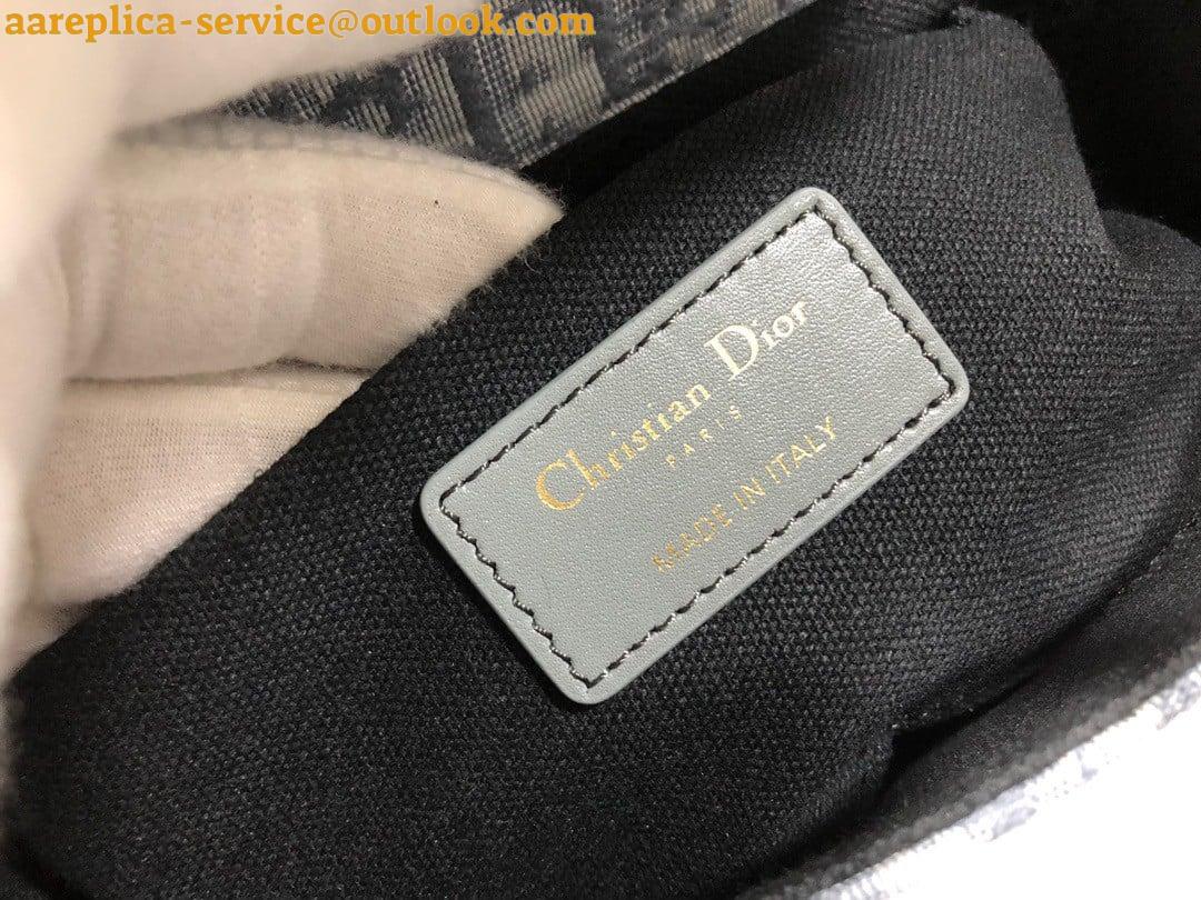 Replica Dior 30 Montaigne Box Bag In Gray Dior Oblique Jacquard 8 Replica Dior 30 Montaigne Box Bag In Gray Dior Oblique Jacquard 8