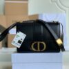Replica Dior 30 Montaigne Box Bag In Blue Dior Oblique Canvas 13