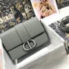 Replica Dior 30 Montaigne Avenue Bag In Black Box Calfskin 22