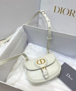 Replica Dior Bobby Micro Bag In White Box Calfskin