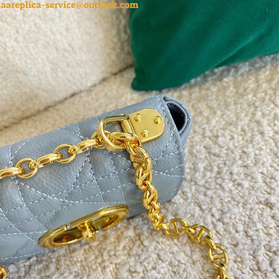 Replica Dior Caro Micro Bag In Blue Cannage Calfskin 10 Replica Dior Caro Micro Bag In Blue Cannage Calfskin 10