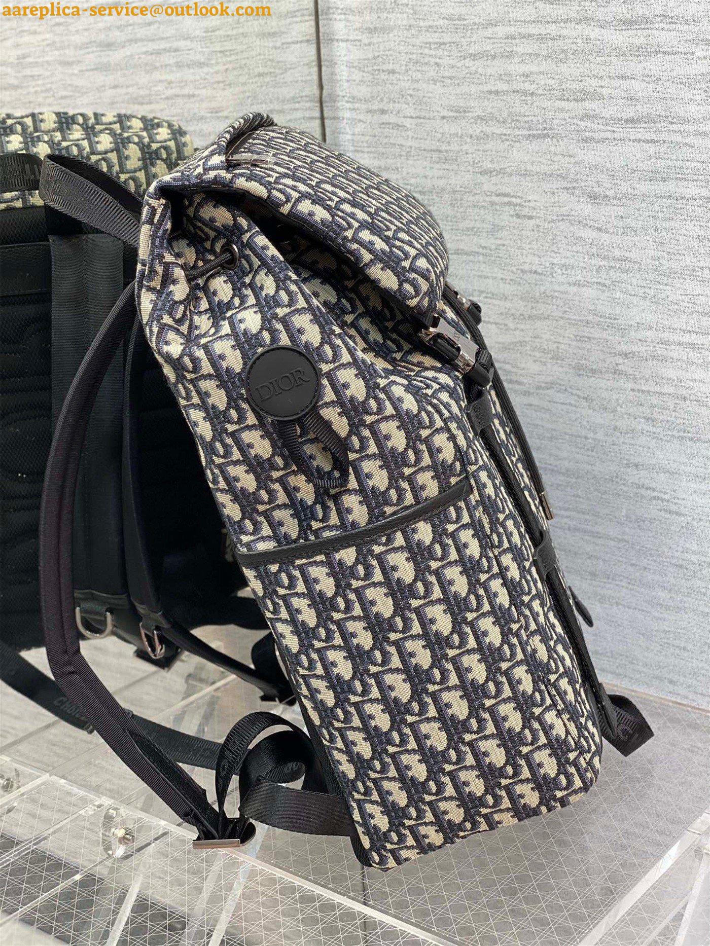 Replica Dior Explorer Backpack In Black Dior Oblique Jacquard 6 Replica Dior Explorer Backpack In Black Dior Oblique Jacquard 6