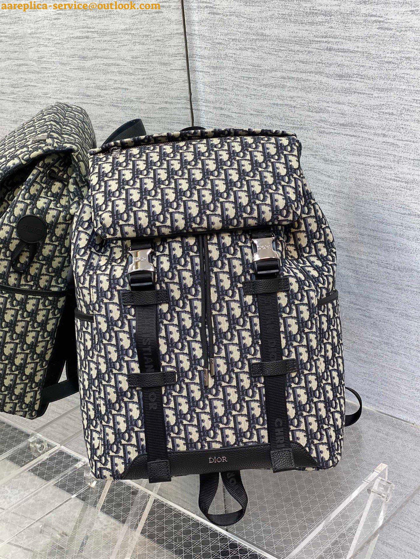 Replica Dior Explorer Backpack In Black Dior Oblique Jacquard 7 Replica Dior Explorer Backpack In Black Dior Oblique Jacquard 7