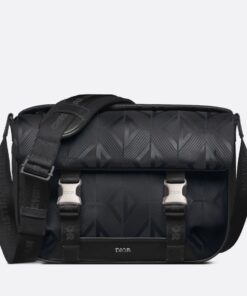 Replica Dior Explorer Messenger Bag In Black CD Diamond Mirage Ski Capsule Nylon 2