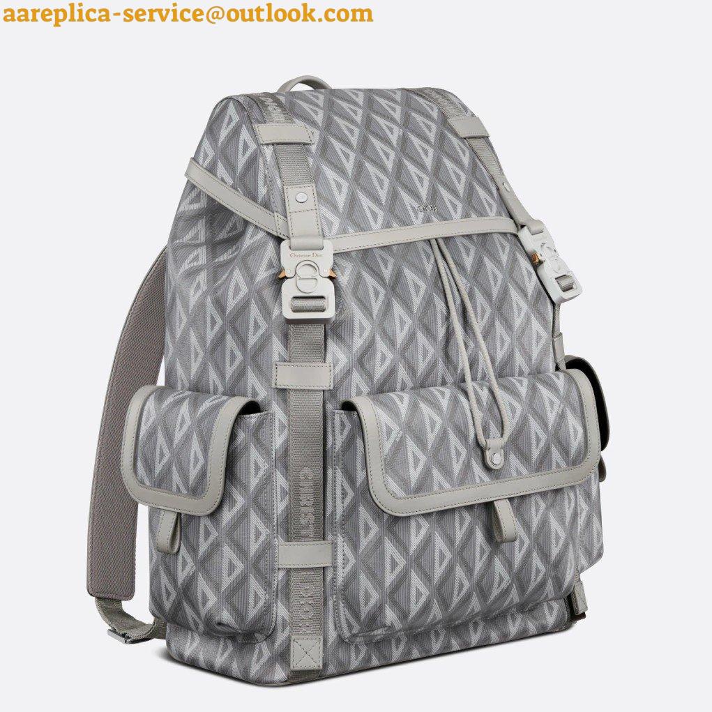 Replica Dior Hit the Road Backpack In Gray CD Diamond Canvas Replica Dior Hit the Road Backpack In Gray CD Diamond Canvas