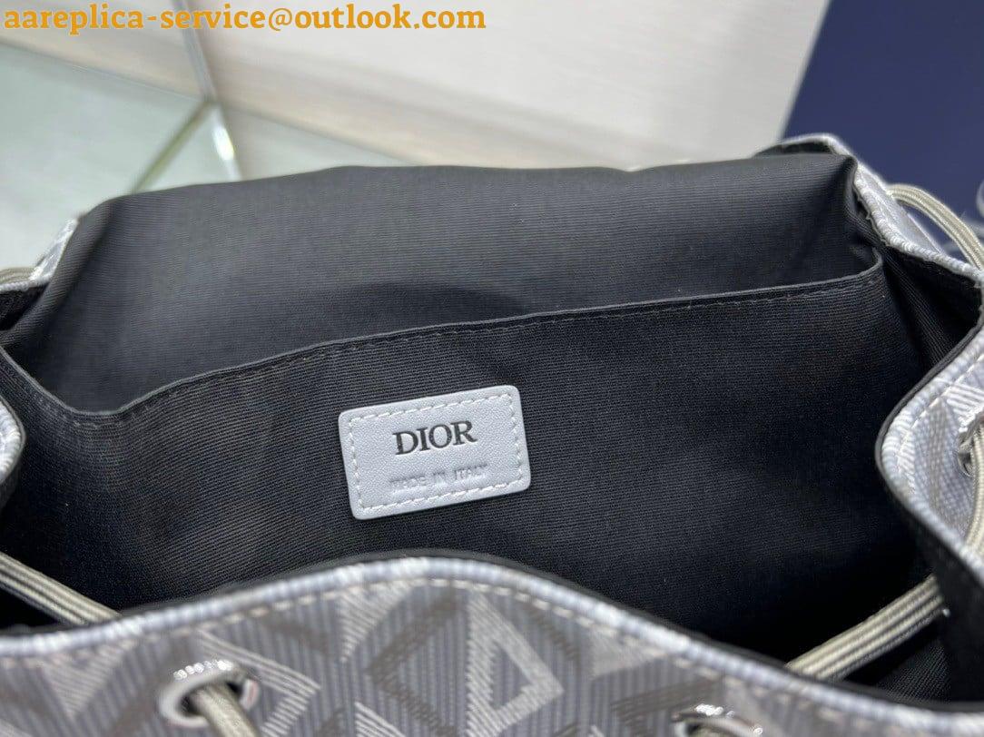 Replica Dior Hit the Road Backpack In Gray CD Diamond Canvas 4 Replica Dior Hit the Road Backpack In Gray CD Diamond Canvas 4