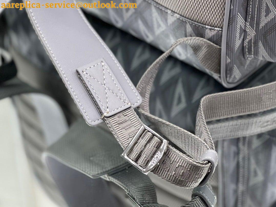 Replica Dior Hit the Road Backpack In Gray CD Diamond Canvas 5 Replica Dior Hit the Road Backpack In Gray CD Diamond Canvas 5