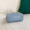 Replica Dior Lady Dior Micro Bag In Blue Cannage Lambskin