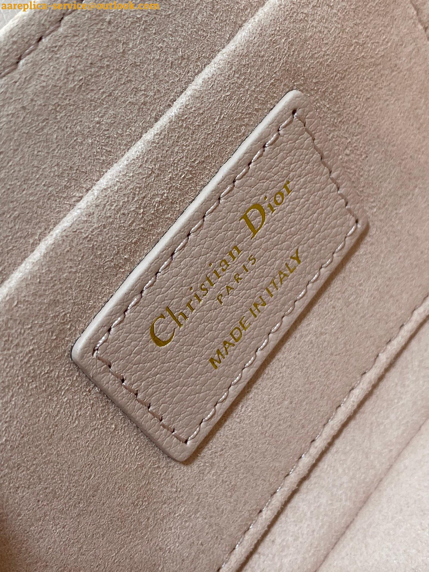 Replica Dior Mini Jolie Top Handle Bag in Pink Cannage Calfskin 7 Replica Dior Mini Jolie Top Handle Bag in Pink Cannage Calfskin 7