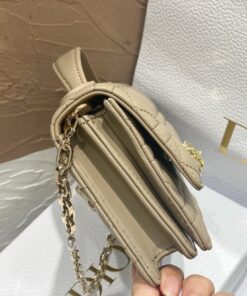 Replica Dior Miss Dior Mini Bag In Beige Cannage Lambskin