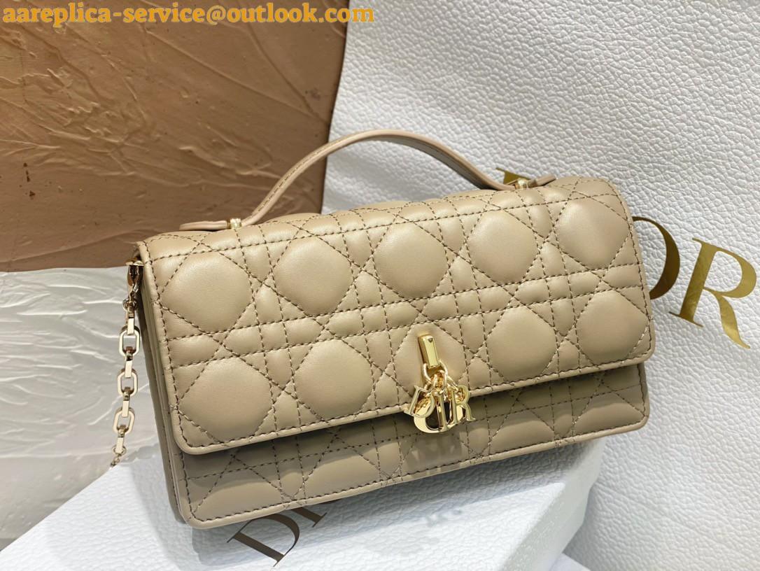 Replica Dior Miss Dior Mini Bag In Beige Cannage Lambskin 3 Replica Dior Miss Dior Mini Bag In Beige Cannage Lambskin 3