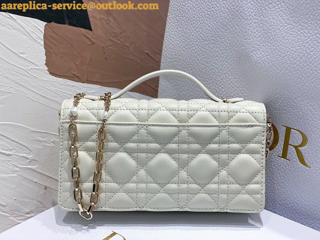 Replica Dior Miss Dior Mini Bag In White Cannage Lambskin 6 Replica Dior Miss Dior Mini Bag In White Cannage Lambskin 6