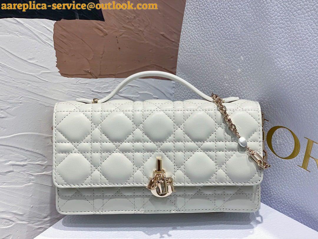 Replica Dior Miss Dior Mini Bag In White Cannage Lambskin 10 Replica Dior Miss Dior Mini Bag In White Cannage Lambskin 10