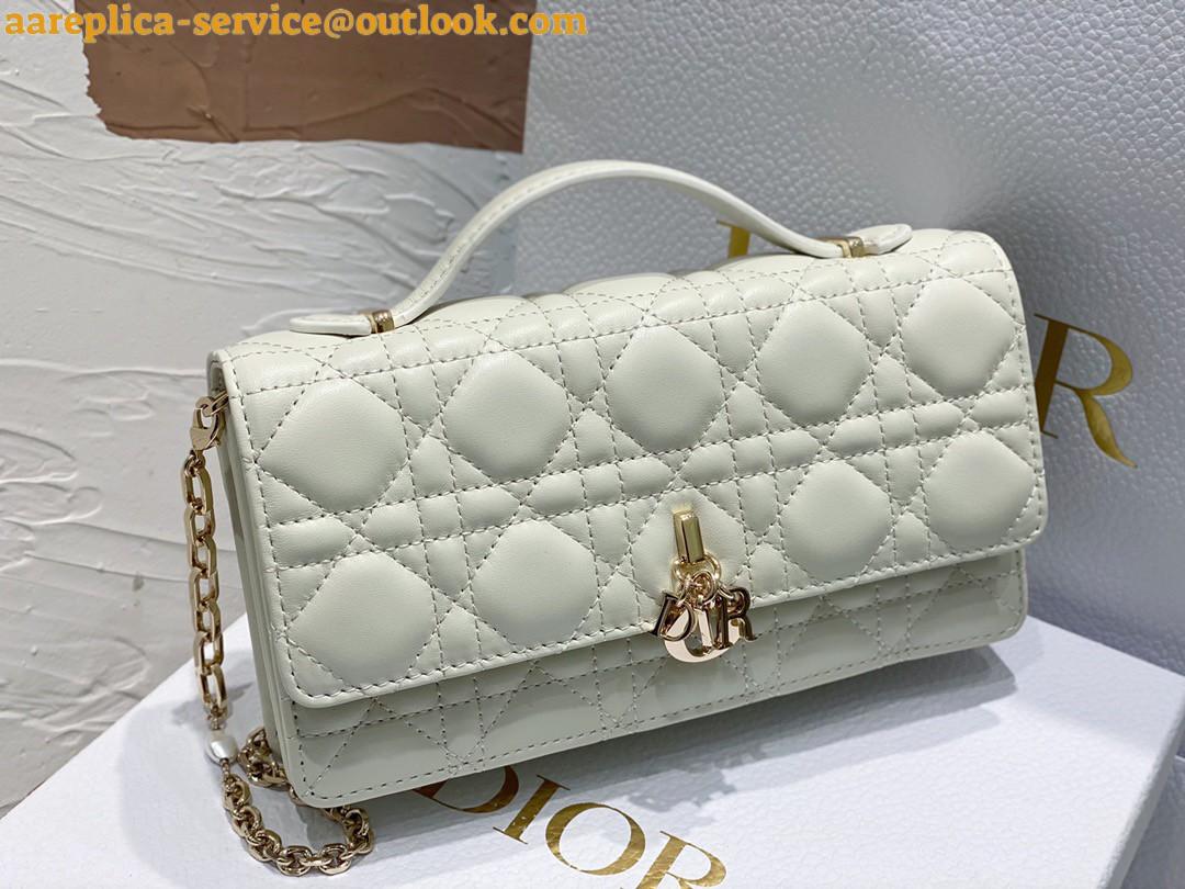 Replica Dior Miss Dior Mini Bag In White Cannage Lambskin 3 Replica Dior Miss Dior Mini Bag In White Cannage Lambskin 3