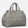 Replica Dior Toujours Large Bag in White Macrocannage Calfskin 12