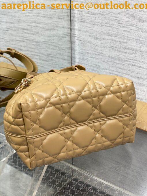 Replica Dior Toujours Small Bag in Tan Macrocannage Calfskin 6