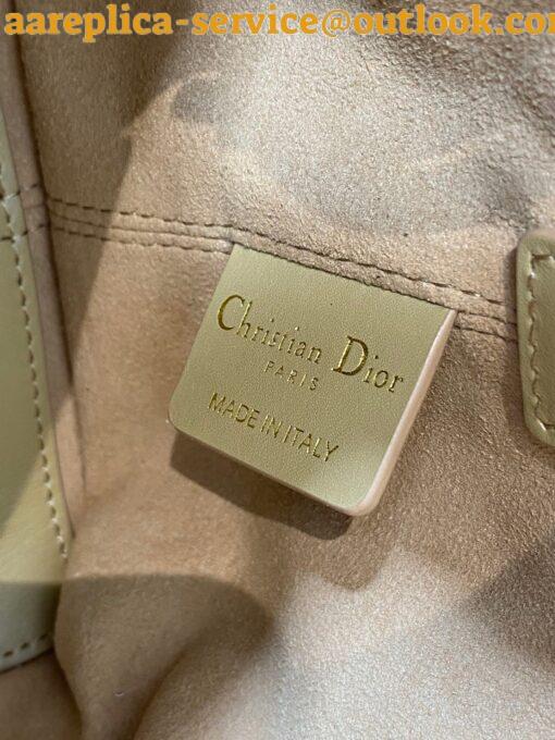 Replica Dior Toujours Small Bag in Tan Macrocannage Calfskin 10