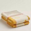 Replica Hermes Avalon Epopee Blanket in Mandarine Wool and Cashmere 11