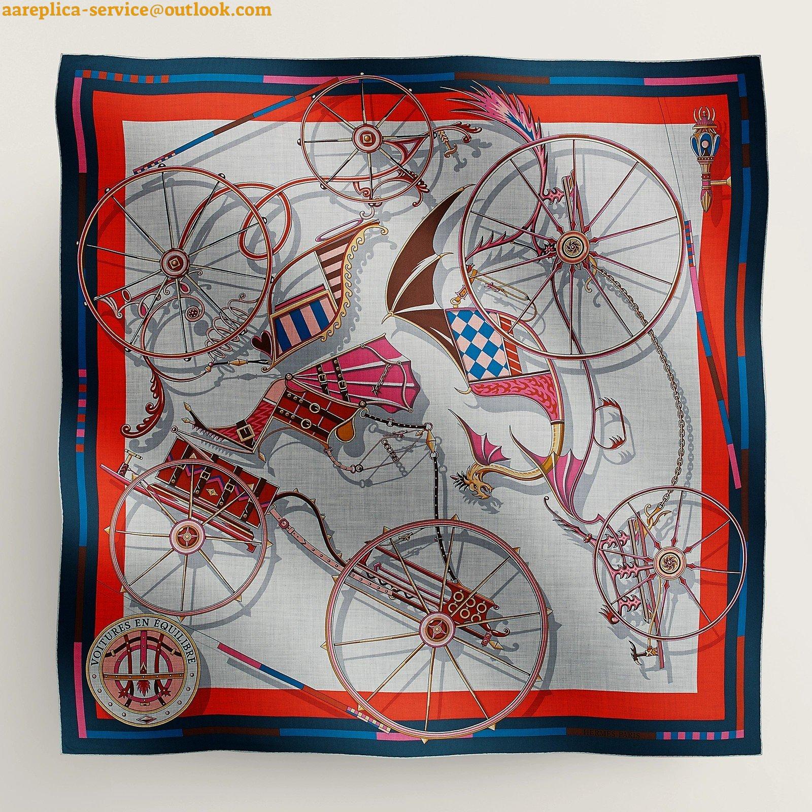 Replica Hermes Beige/Marine Voitures en Equilibre Shawl 140 Replica Hermes Beige/Marine Voitures en Equilibre Shawl 140