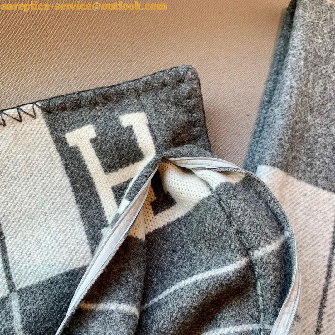 Replica Hermes Grey Small Avalon III Pillow Cover 9 Replica Hermes Grey Small Avalon III Pillow Cover 9