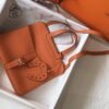 Replica Hermes Halzan 31cm Bag In Taupe Clemence Leather 11 Replica Hermes Halzan 31cm Bag In Taupe Clemence Leather 11