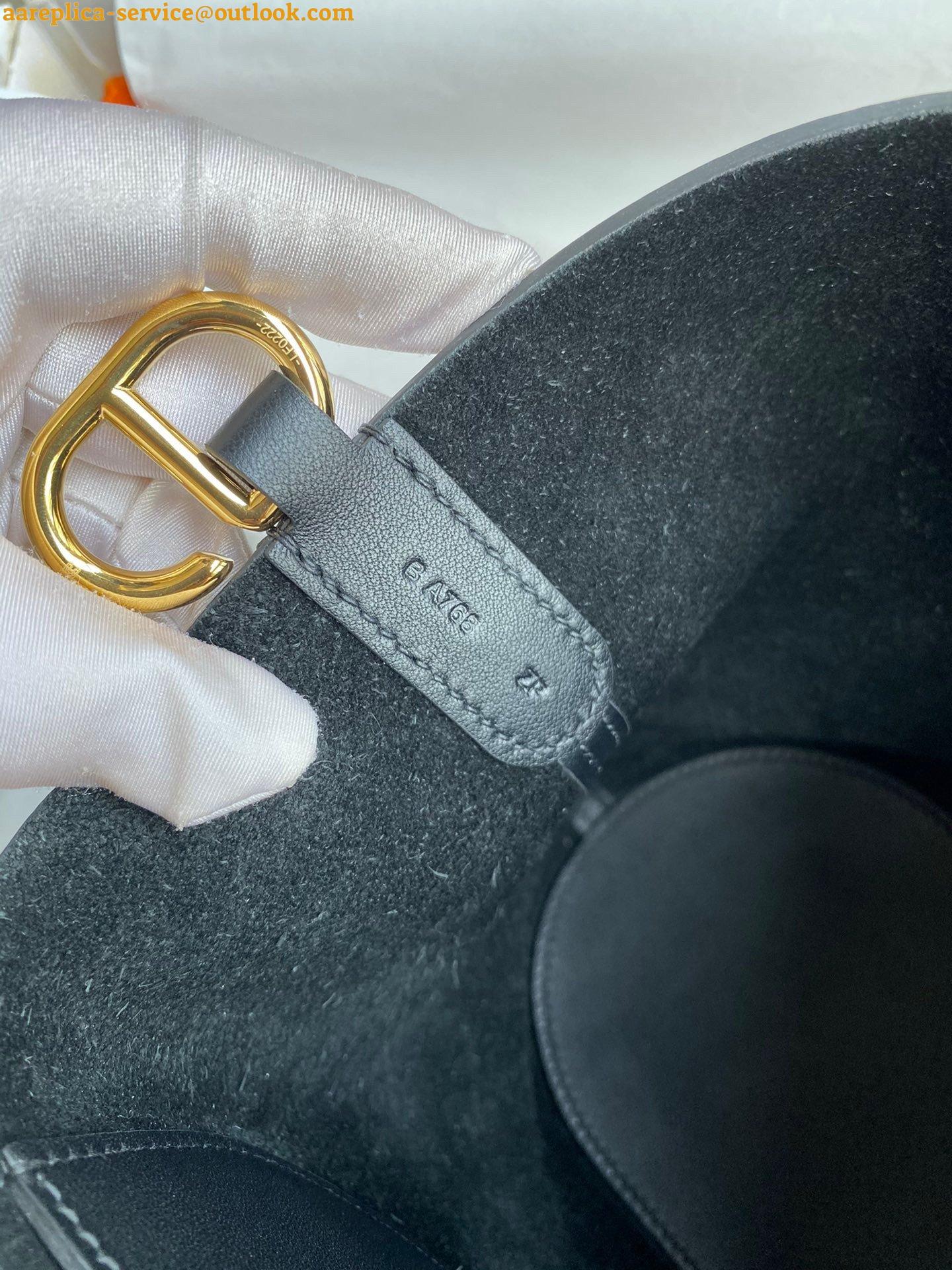 Replica Hermes In The Loop 18 Handmade Bag in Black Clemence Leather 9 Replica Hermes In The Loop 18 Handmade Bag in Black Clemence Leather 9