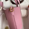 Replica Hermes In The Loop 18 Handmade Bag in Black Clemence Leather 12